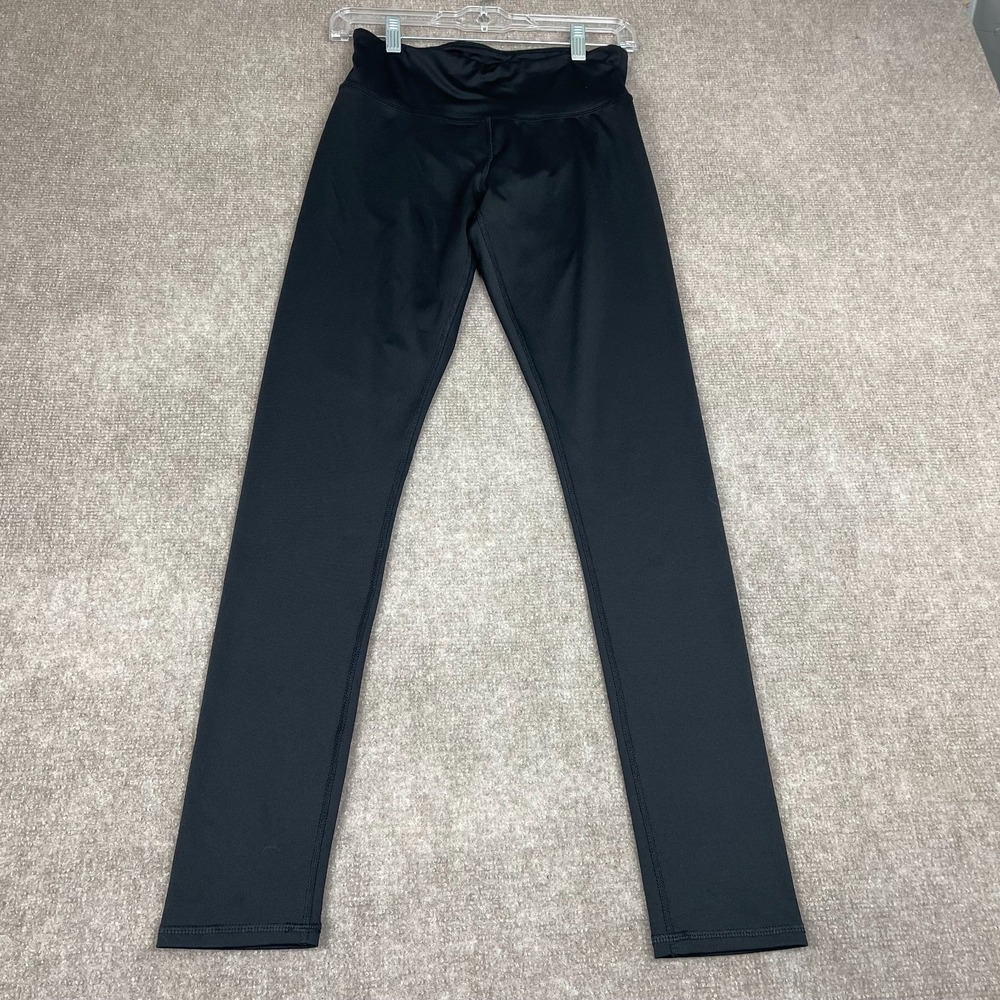 Old Navy Active Powerpress Leggings Girls 2XL 18 Black Mid Rise Go Dry Cool